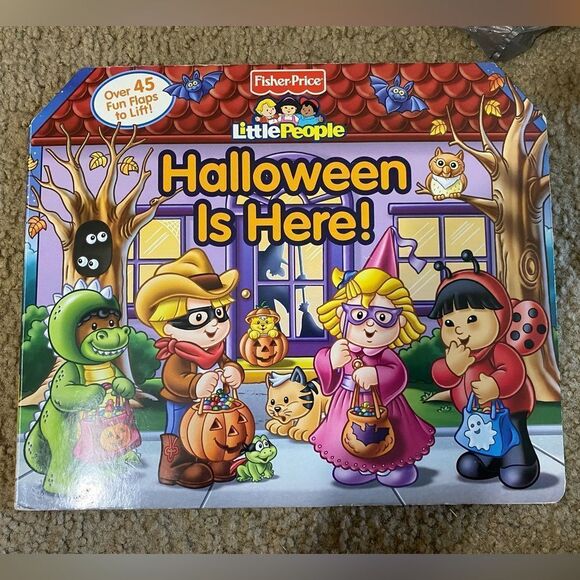 Fisher Price Little People Halloween Is Here Board Book - Picture 1 of 3